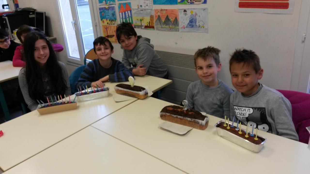 Anniversaire Ilona, Fabrice, Noam, Yanis, Mathis.P