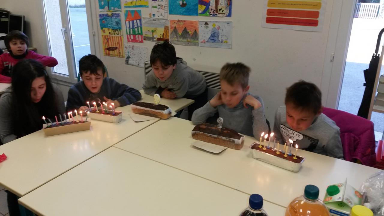 Anniversaire Ilona, Fabrice, Noam, Yanis, Mathis.P