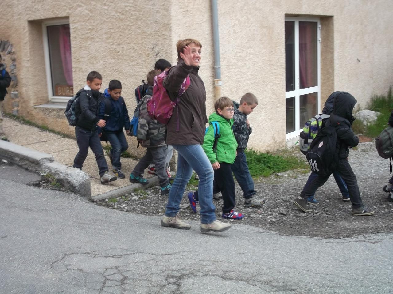 arrivée et installation