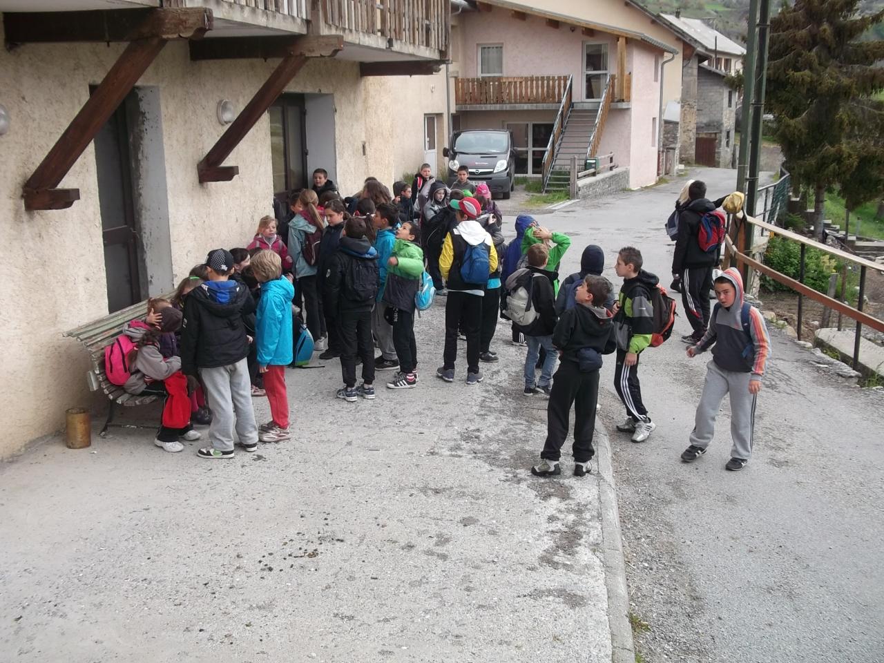 arrivée et installation