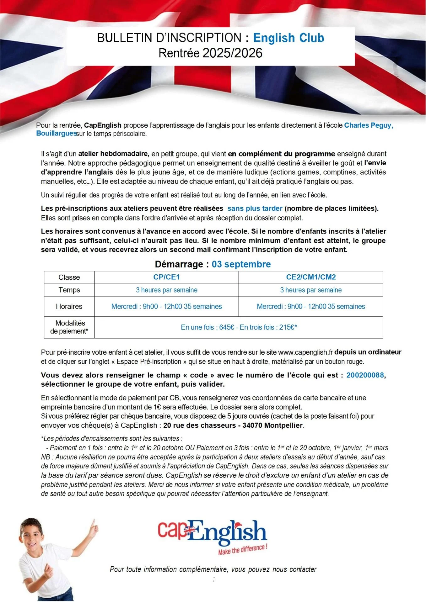 Bulletin english club ecole charles peguy bouillargues conv 1