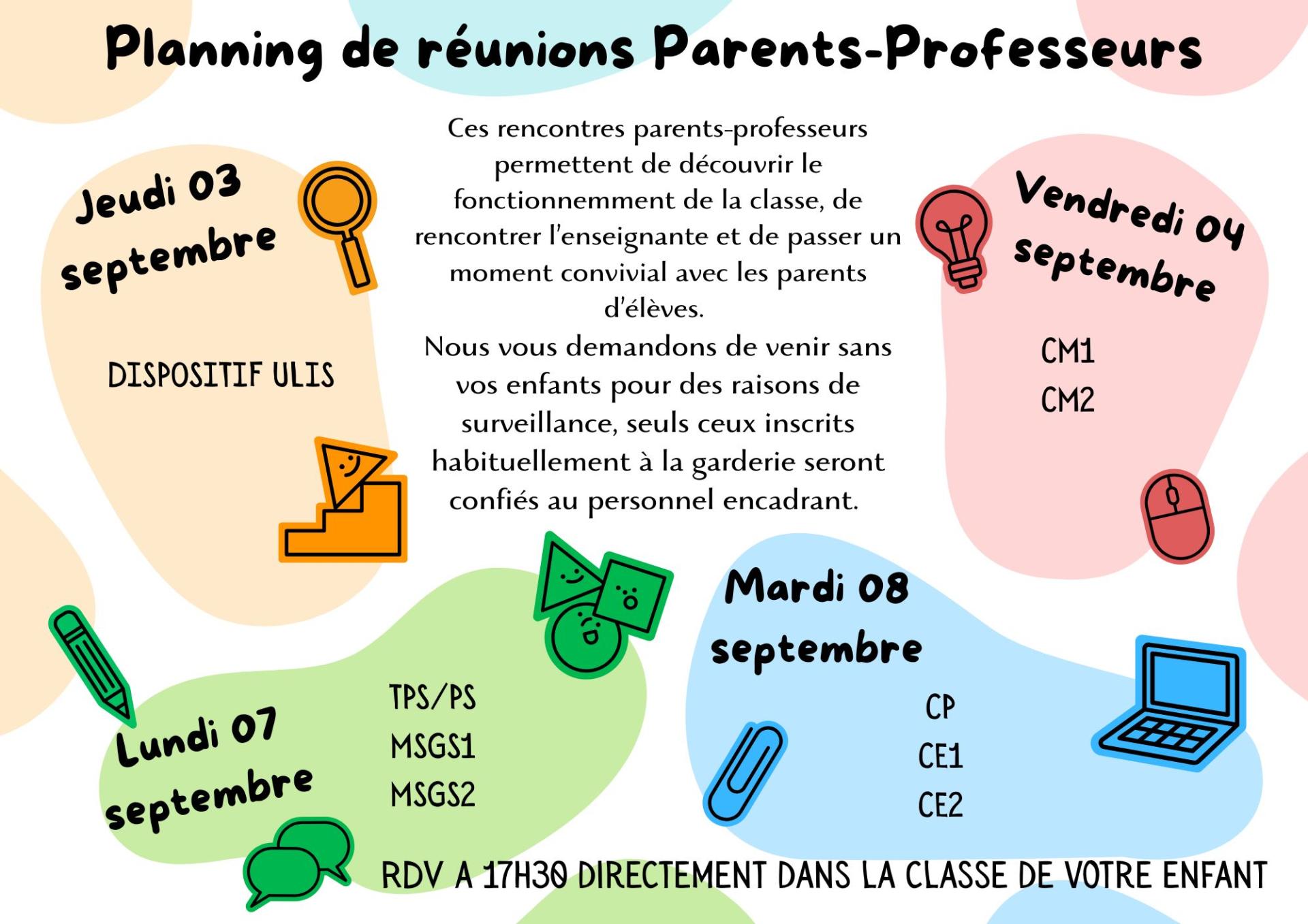 Des reunions