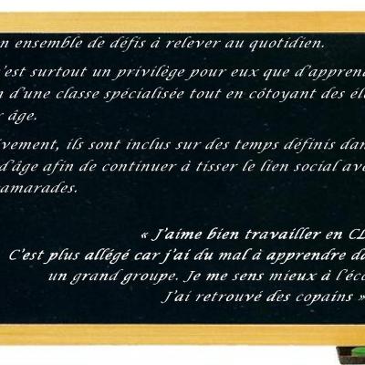 Témoignage CLIS 3